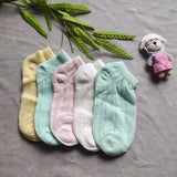 Children's socks summer thin mesh hole socks cotton boys and girls baby socks baby boat socks clearance