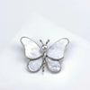 Silver pearl butterfly