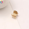 1.2cm alloy small clamp - gold / qiyue factory direct sales