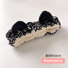 Black leopard cat ears
