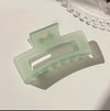 10.5cm frosted rectangular-green