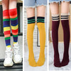 Rainbow + yellow + wine red (3 pairs) / trumpet 1/5 years old [height 85-105cm]