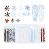 Bone bag 9mm snowflake sequins-1