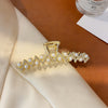 Rhinestone pearl wave