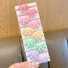 Bow mixed color 10-piece hair rope
