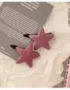 One pink star