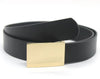 Gold buckle black / length 105cm width 3.2cm