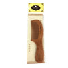 Straight wooden comb
