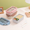 900ml [with fork / spoon / chopsticks] random color