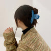 4# haze blue plush gripper.