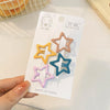 79#pink star [frosted]