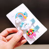 Blue rainbow lollipop