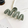 11cm wave - frosted forest green / metal