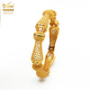 B-02 gold-plated hollow bracelet