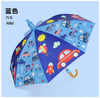 Blue car m / black plastic umbrella