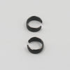 C-shaped ear clip black