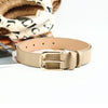 Gold buckle khaki