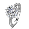 Star ring [white gold] / adjustable opening