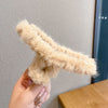 2# khaki plush grab clip-13cm