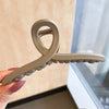 Frosted shark clip - khaki