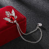 Silver ruby on chain