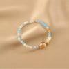Blue heart bracelet