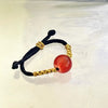 Braided onyx ring
