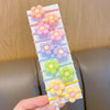 Flower mixed color 10-piece hair rope