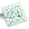 Light green / 8mm hole diameter about 1.5mm 50pcs/pack