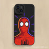 Glowing spiderman - black