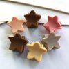 Brown five-pointed star mixed color