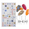 Embossed sticker 5d-k145 (cardboard packaging) / normal specifications