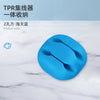 2 hole flat section - blue