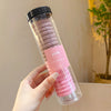 4# wave pattern towel ring - pink 20 cans