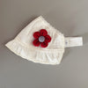 White-red florets / s-head circumference 35-42cm [0-10 months]