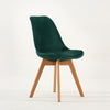 Green wooden legs / 46*44*85cm