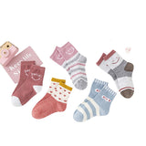 Autumn and winter new children's socks cartoon baby socks big children cute cartoon cotton socks teenager students socks