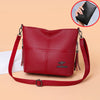 Red single bag + crocodile pattern handbag