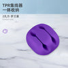 2 hole flat section - purple