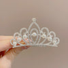 8#large wavy pearl hair comb