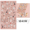 Embossed sticker 5d-k199 (cardboard packaging) / normal specifications