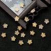 Frosted plated orange / 8mm hole diameter about 1mm 10 pcs/pack