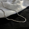 Silver gypsophila chain