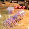 Jelly color disposable small rubber band (storage box)