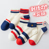 [5 pairs] mixed color socks / one size fits all (34-43)