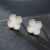 White earrings