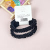 Pair of black lace hair ties