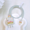 Grass butterfly (charging head protective cover*1+data cable clip*2+1.4m data cable protection rope*1+storage buckle*1)