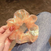 Mermaid hair circle orange