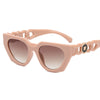 Pink frame double tea
